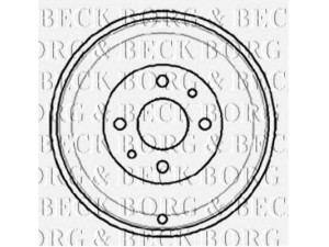 BORG & BECK BBR7012 stabdžių būgnas 
 Stabdžių sistema -> Būgninis stabdys -> Stabdžių būgnas