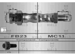 MAL? 8401 stabdžių žarnelė 
 Stabdžių sistema -> Stabdžių žarnelės
71736941, 7781321, 82407928, 82422142