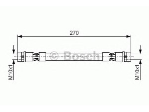 BOSCH 1 987 476 404 stabdžių žarnelė 
 Stabdžių sistema -> Stabdžių žarnelės
4A0 611 707