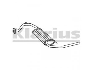 KLARIUS 240842 galinis duslintuvas 
 Išmetimo sistema -> Duslintuvas
18307SH3X31, 18307SH3X32