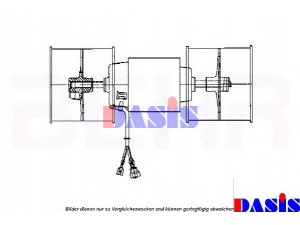 AKS DASIS 740530N vidaus pūtiklis 
 Šildymas / vėdinimas -> Orpūtė/dalys
0008308908, A0008308908