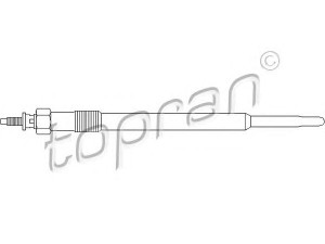 TOPRAN 302 116 kaitinimo žvakė 
 Kibirkšties / kaitinamasis uždegimas -> Kaitinimo kaištis
9659279280, 5960 88, 5960 89, 5960 G2