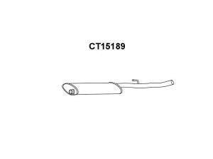 VENEPORTE CT15189 priekinis duslintuvas 
 Išmetimo sistema -> Duslintuvas
1717J6, 1717K8, 71765119, 9456187980