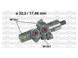 CIFAM 202-175 pagrindinis cilindras, stabdžiai 
 Stabdžių sistema -> Pagrindinis stabdžių cilindras
004 430 17 01, 004 430 24 01, 005 430 59 01