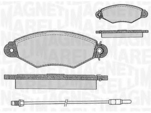 MAGNETI MARELLI 363916060513 stabdžių trinkelių rinkinys, diskinis stabdys 
 Techninės priežiūros dalys -> Papildomas remontas
7701205995, 7701205996, 7701208142