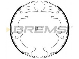 BREMSI GF0968 stabdžių trinkelių komplektas, stovėjimo stabdis 
 Stabdžių sistema -> Rankinis stabdys
4654020030, 4654020050, 4654032010