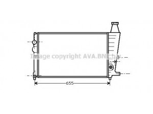 AVA QUALITY COOLING CN2011 radiatorius, variklio aušinimas 
 Aušinimo sistema -> Radiatorius/alyvos aušintuvas -> Radiatorius/dalys
95495038, 95495384, 95496786, 96045621