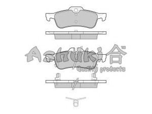 ASHUKI T114-35 stabdžių trinkelių rinkinys, diskinis stabdys 
 Techninės priežiūros dalys -> Papildomas remontas
04466-0D010