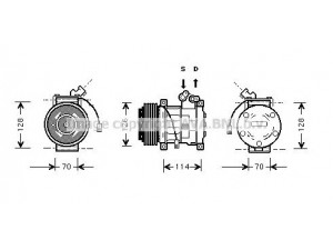 AVA QUALITY COOLING AUK009 kompresorius, oro kondicionierius 
 Oro kondicionavimas -> Kompresorius/dalys
JPB10054