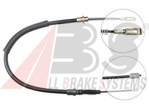 A.B.S. K12228 trosas, stovėjimo stabdys 
 Stabdžių sistema -> Valdymo svirtys/trosai
4745.84