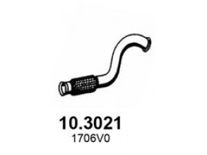 ASSO 10.3021 išleidimo kolektorius 
 Išmetimo sistema -> Išmetimo vamzdžiai
1706K0, 1706P6, 1706V0, 1706V9