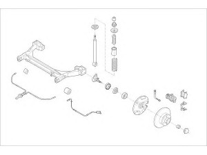 DELPHI SEAT-07897-R rato pakaba 
 Ašies montavimas/vairavimo mechanizmas/ratai -> Prekių paieška pagal schemą