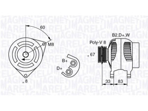 MAGNETI MARELLI 063321753010 kintamosios srovės generatorius
1072455, 1C1T10300BB, 4170444, 82014508