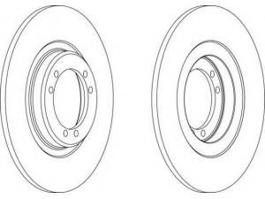 FERODO DDF040 stabdžių diskas 
 Dviratė transporto priemonės -> Stabdžių sistema -> Stabdžių diskai / priedai
95535891, GX2532901A, 95535891
