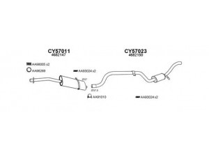VENEPORTE 570012 išmetimo sistema 
 Išmetimo sistema -> Išmetimo sistema, visa
