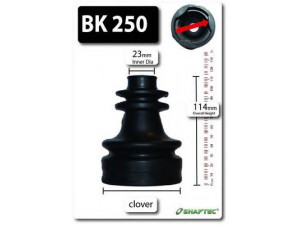 SHAFTEC BK250 gofruotoji membrana, kardaninis velenas 
 Ratų pavara -> Gofruotoji membrana