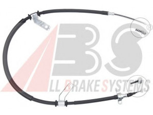A.B.S. K19843 trosas, stovėjimo stabdys 
 Stabdžių sistema -> Valdymo svirtys/trosai
4902005013, 4902005014