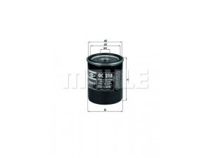 KNECHT OC 218 alyvos filtras 
 Filtrai -> Alyvos filtras
5027150, 15208-53J00, 15208-53J0A