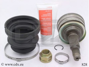 CDX 828 jungčių komplektas, kardaninis velenas 
 Ratų pavara -> Sujungimai/komplektas