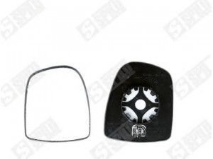 SPILU 12461 veidrodėlio stiklas, išorinis veidrodėlis 
 Kėbulas -> Keleivių kabina -> Veidrodėlis
7701050267, 4451618