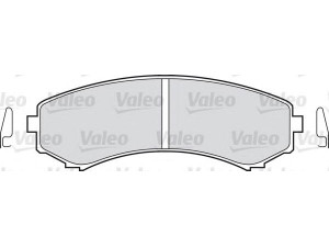 VALEO 598518 stabdžių trinkelių rinkinys, diskinis stabdys 
 Techninės priežiūros dalys -> Papildomas remontas
4605A041, MN116445, MR527868