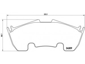 BREMBO P 50 079 stabdžių trinkelių rinkinys, diskinis stabdys 
 Techninės priežiūros dalys -> Papildomas remontas
0044209820, A0044209820