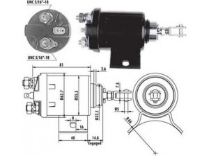 MAGNETI MARELLI 940113050074 solenoidinis jungiklis, starteris