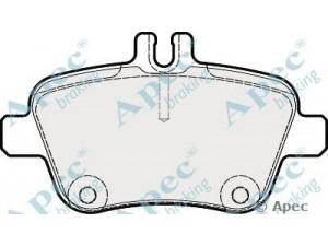 APEC braking PAD1851 stabdžių trinkelių rinkinys, diskinis stabdys 
 Techninės priežiūros dalys -> Papildomas remontas
0064202320, 0064207920, 0064208020