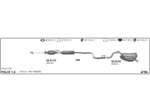 IMASAF 524000138 išmetimo sistema 
 Išmetimo sistema -> Išmetimo sistema, visa