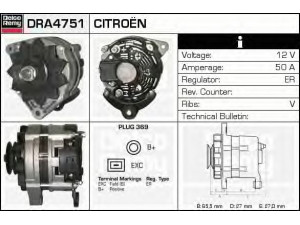 DELCO REMY DRA4751 kintamosios srovės generatorius 
 Elektros įranga -> Kint. sr. generatorius/dalys -> Kintamosios srovės generatorius
5491300, 95493145, 95580170, 95595735