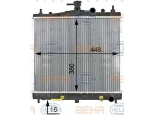 HELLA 8MK 376 787-641 radiatorius, variklio aušinimas
21460-AX000