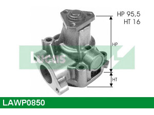 LUCAS ENGINE DRIVE LAWP0850 vandens siurblys 
 Aušinimo sistema -> Vandens siurblys/tarpiklis -> Vandens siurblys
71719674, 7609204, 7661811, 7695555