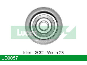 LUCAS ENGINE DRIVE LD0057 įtempiklio skriemulys, paskirstymo diržas
11311708806, 11311709646, 11311721263