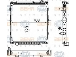 HELLA 8MK 376 732-681 radiatorius, variklio aušinimas
WG9 925 530 031
