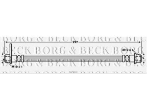 BORG & BECK BBH7828 stabdžių žarnelė 
 Stabdžių sistema -> Stabdžių žarnelės
4650B131