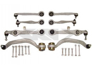 SPIDAN 40005 pakabos komplektas 
 Ašies montavimas/vairavimo mechanizmas/ratai -> Valdymo svirtis/pasukamosios svirties sujungimas -> Vairo trauklės (valdymo svirtis, išilginis balansyras, diago
8D0 407 505 B S1, 8D0 407 505 F S1