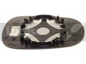 LUCAS ELECTRICAL LR-0055 veidrodėlio stiklas, stiklo elementas 
 Kėbulas -> Langai/veidrodėliai -> Veidrodėlis