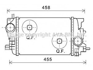 AVA QUALITY COOLING OL4592 tarpinis suslėgto oro aušintuvas, kompresorius 
 Variklis -> Oro tiekimas -> Įkrovos agregatas (turbo/superįkrova) -> Tarpinis suslėgto oro aušintuvas
1302143, 13283253