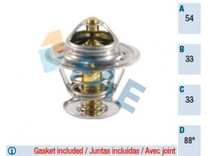FAE 5307788 termostatas, aušinimo skystis 
 Aušinimo sistema -> Termostatas/tarpiklis -> Thermostat
25500-22050, 25500-22250, 0K410-15-171A