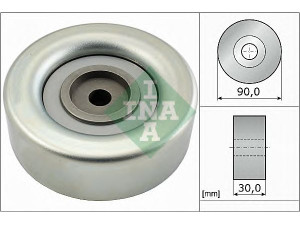 INA 532 0693 10 kreipiantysis skriemulys, V formos rumbuotas diržas 
 Diržinė pavara -> V formos rumbuotas diržas/komplektas -> Laisvasis/kreipiamasis skriemulys
MD374877