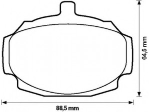 BENDIX 571801B stabdžių trinkelių rinkinys, diskinis stabdys 
 Techninės priežiūros dalys -> Papildomas remontas
GBP202, GBP256, GBP202, GBP256