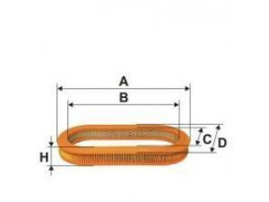 UNIFLUX FILTERS XA281 oro filtras 
 Filtrai -> Oro filtras
GFE1143, GFE1143, PHE10015, PHE10015EVA