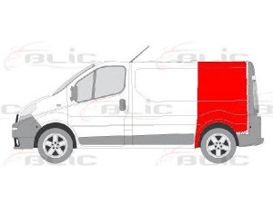 BLIC 6504-01-6061577P sparnas 
 Kėbulas -> Kėbulo dalys/ sparnas/buferis -> Sparnas/montavimo dalys