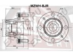 ASVA MZWH-BJR rato stebulė 
 Ašies montavimas/vairavimo mechanizmas/ratai -> Rato stebulė/montavimas -> Rato stebulė
B455-26-15X, B455-26-15XA, B455-26-15XB