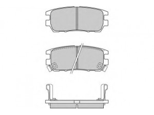 E.T.F. 12-0574 stabdžių trinkelių rinkinys, diskinis stabdys 
 Techninės priežiūros dalys -> Papildomas remontas
MB858380, MB858463, MR389571