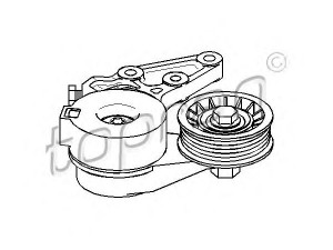 TOPRAN 112 975 diržo įtempiklis, V formos rumbuotas diržas 
 Diržinė pavara -> V formos rumbuotas diržas/komplektas -> Dirželio įtempiklis (įtempimo blokas)
022 145 299F