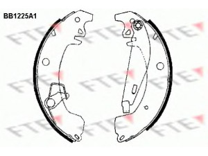FTE BB1225A1 stabdžių trinkelių komplektas 
 Techninės priežiūros dalys -> Papildomas remontas
09 109 408, 44 01 408, 9 109 408