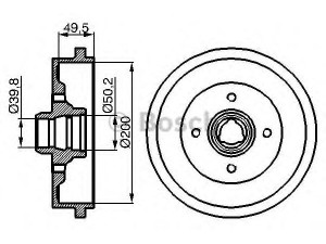 BOSCH 0 986 477 041 stabdžių būgnas 
 Stabdžių sistema -> Būgninis stabdys -> Stabdžių būgnas
191 501 615 A, 1H0 501 615 A, 1H0 501 615 A
