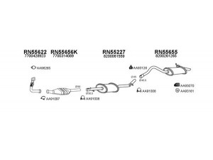 VENEPORTE 550129 išmetimo sistema 
 Išmetimo sistema -> Išmetimo sistema, visa