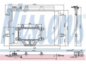 NISSENS 940325 kondensatorius, oro kondicionierius 
 Oro kondicionavimas -> Kondensatorius
211 500 05 54, A2115000554